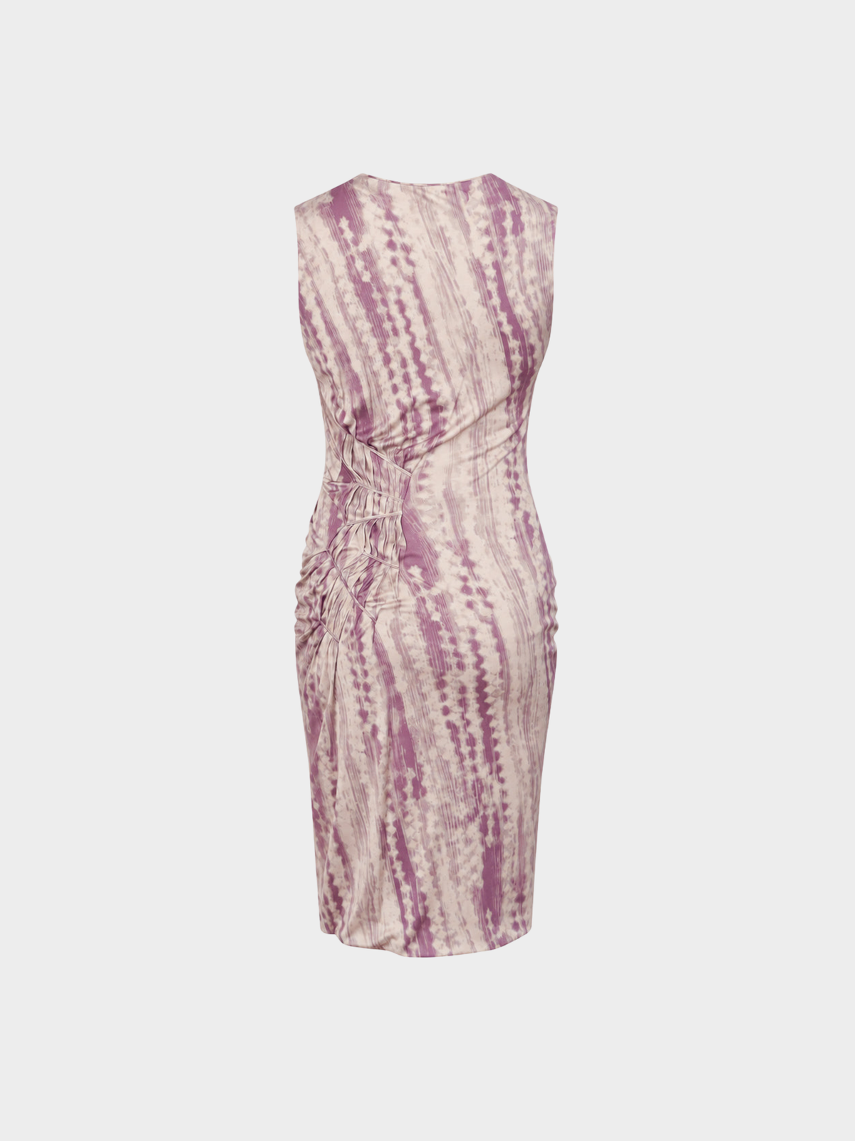 Gianni Versace SS 1999 Purple Tie Dye Dress