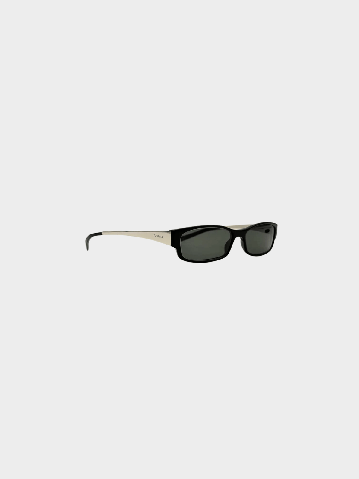 Gucci 1990s Black Sleek Sunglasses
