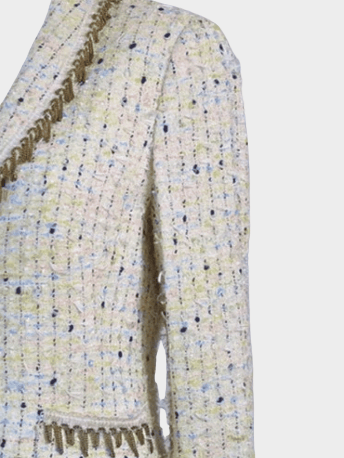 Escada 2000s Silk Striped Evening Jacket