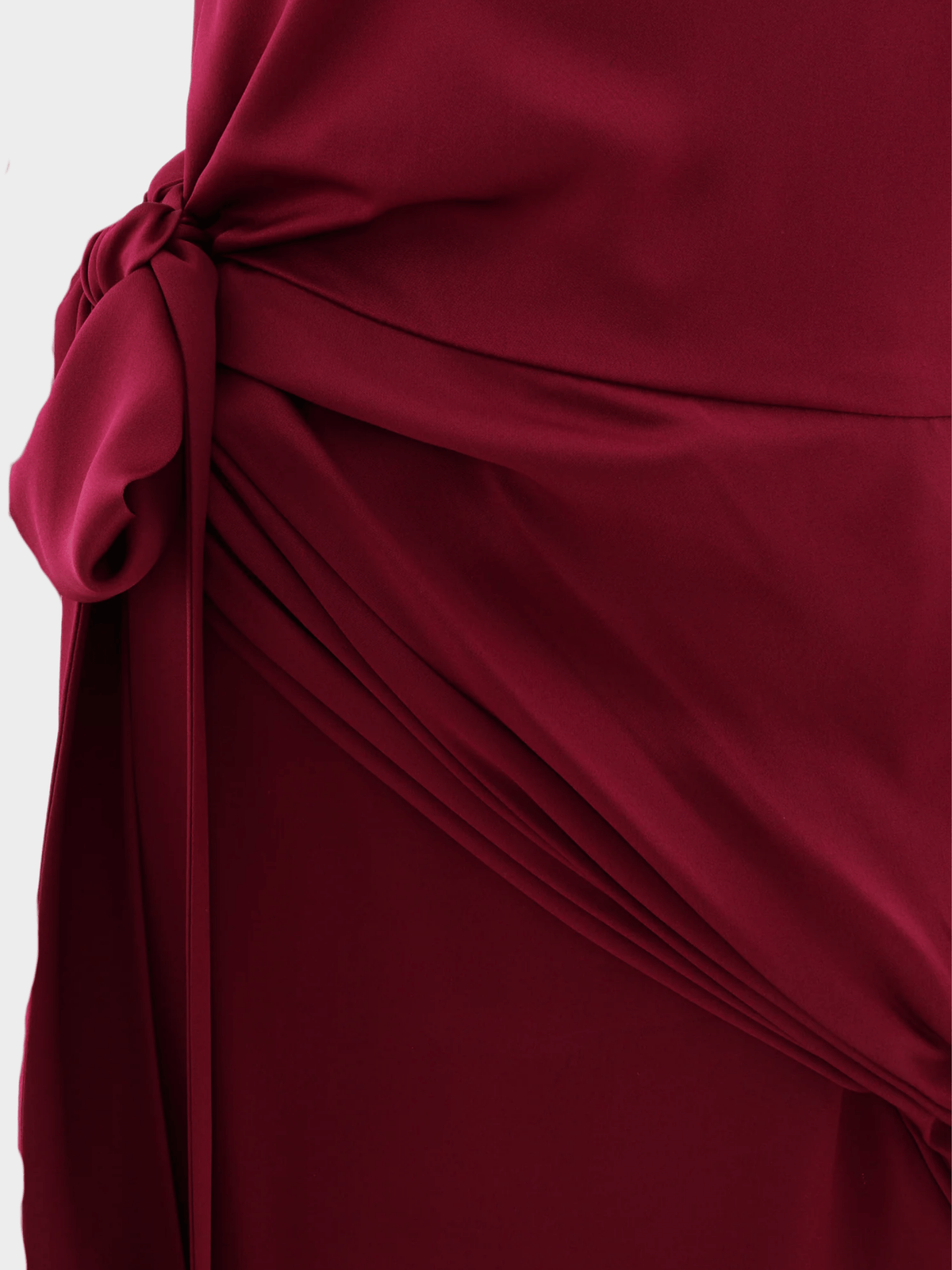 Gucci by Frida Giannini 2011 Bordeaux One Shoulder Evening Dress