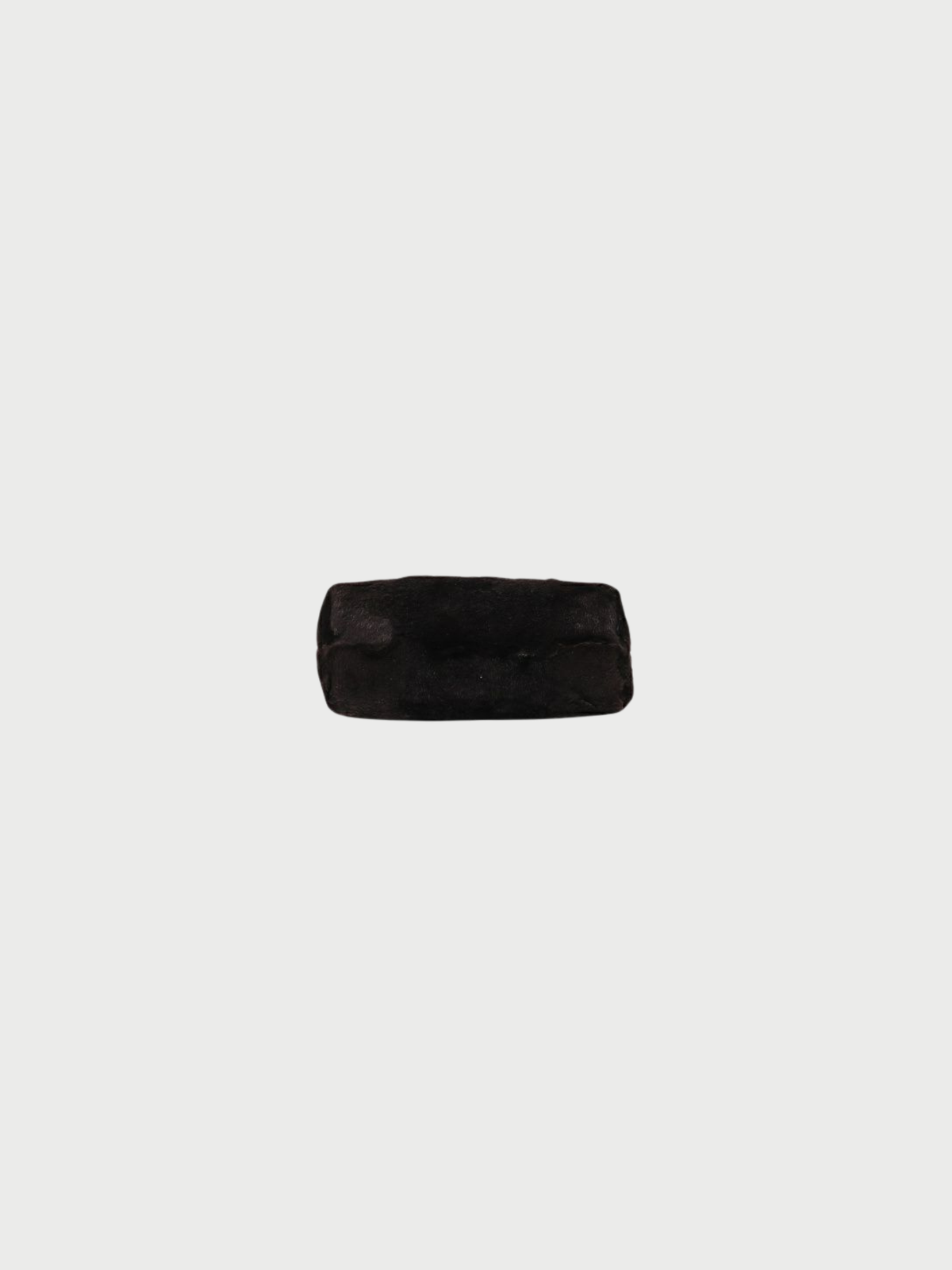Fendi 2000s Brown Black Fur Leather Handbag
