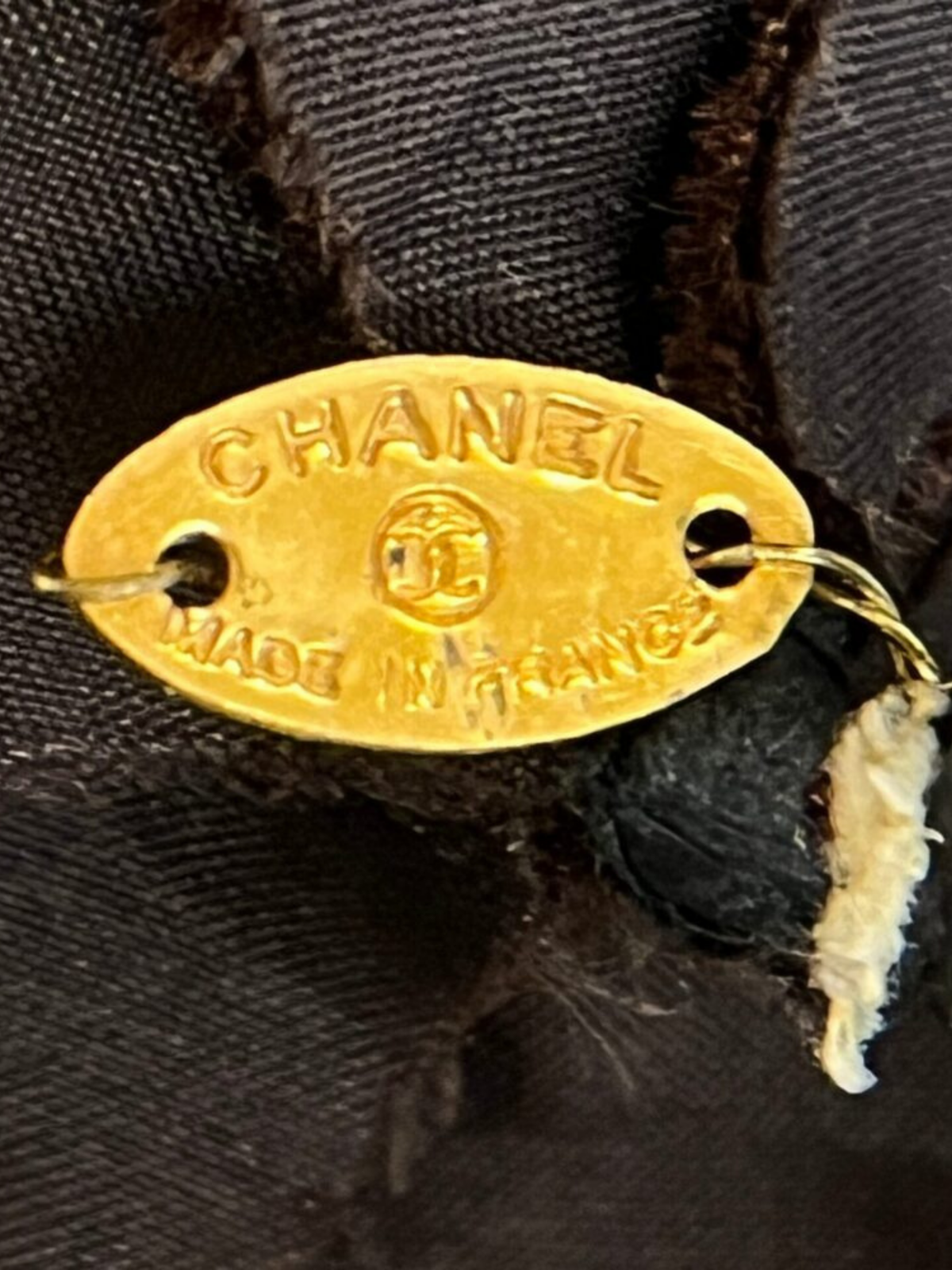 Chanel 1995-1997 Brown Velvet Camellia Brooch