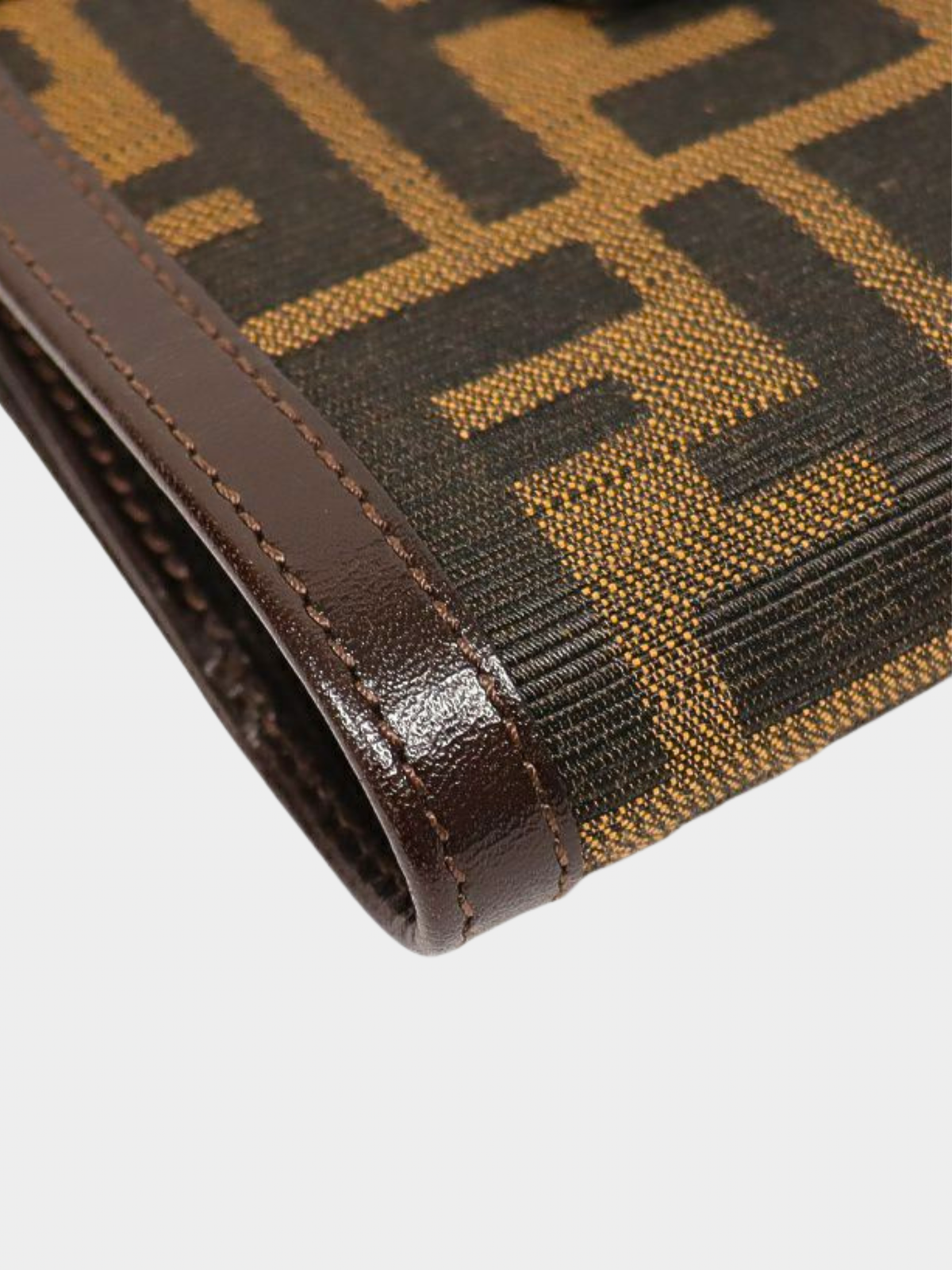 Fendi 2000s Brown Zucca Canvas Wallet
