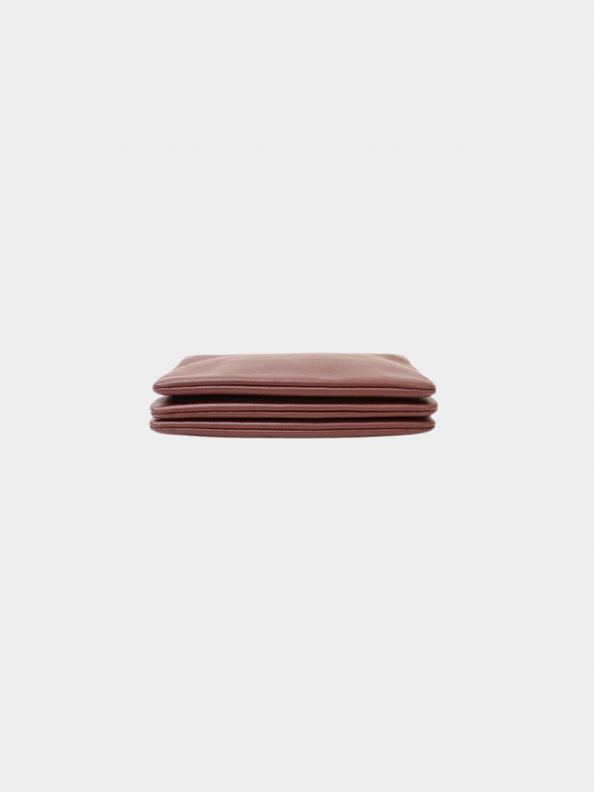 Celine 2010s Bordeaux Leather Trio Small Bag