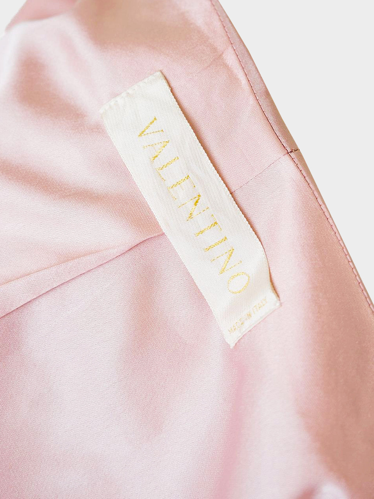 Valentino 1990s Powder Pink Silk Satin Jacket
