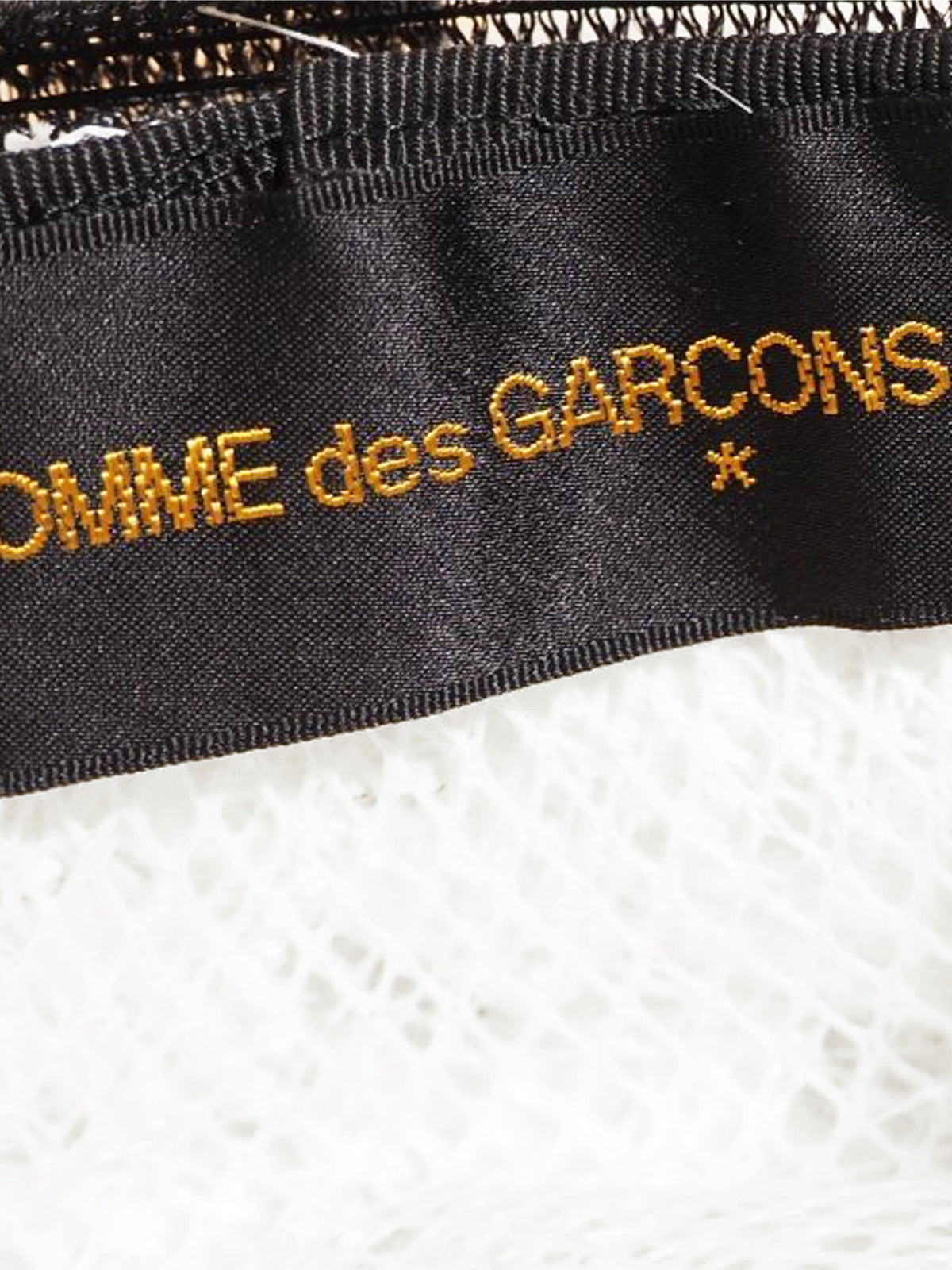 Comme des Garçons 2000s Rare White Faux Fur Hat