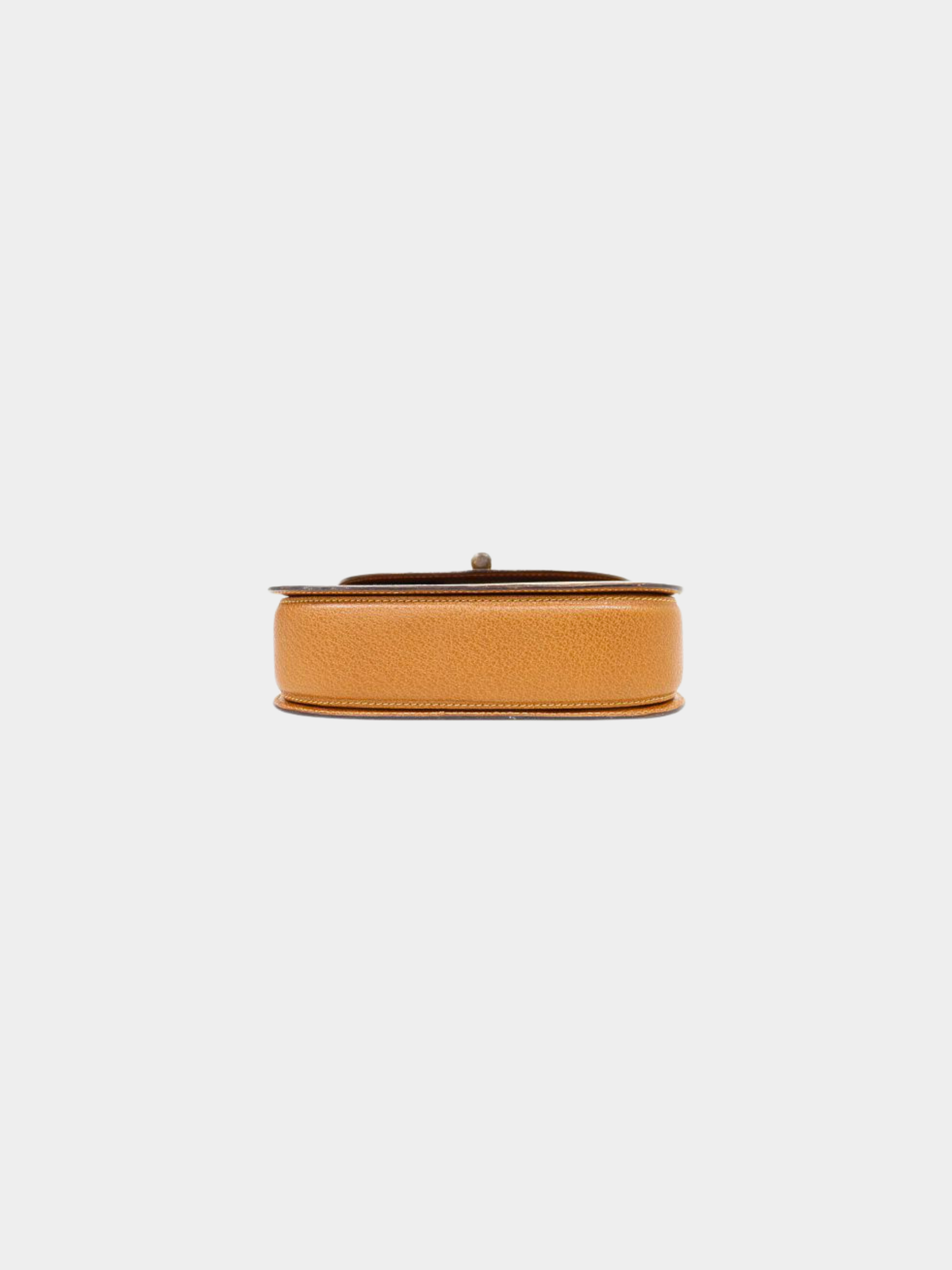 Gucci 2000s Brown Leather Bamboo Turn-Lock 2-Way Bag