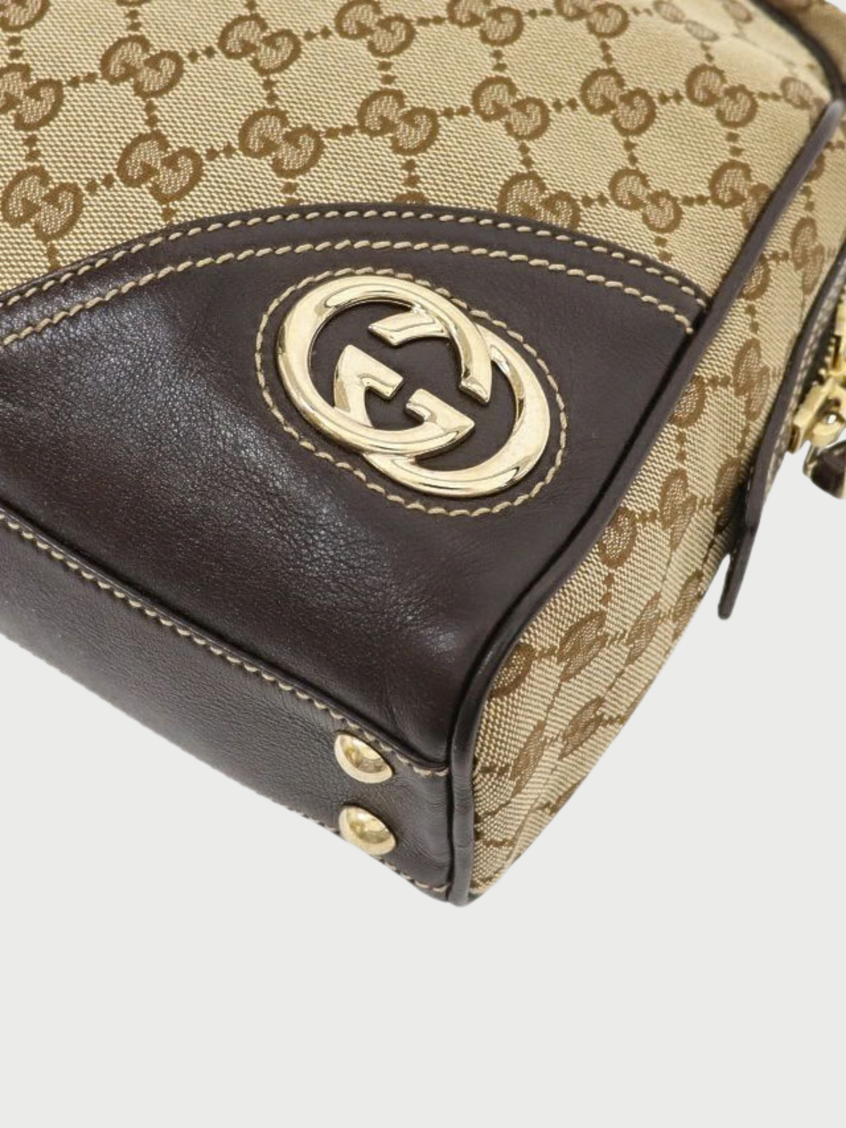 Gucci 2000s Beige GG Canvas Handbag