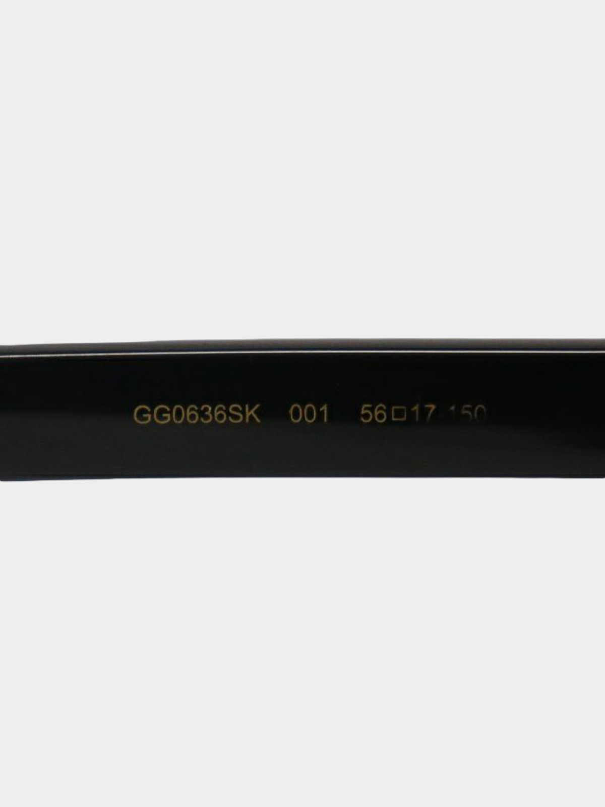 Gucci 2000s Black Logo Sunglasses