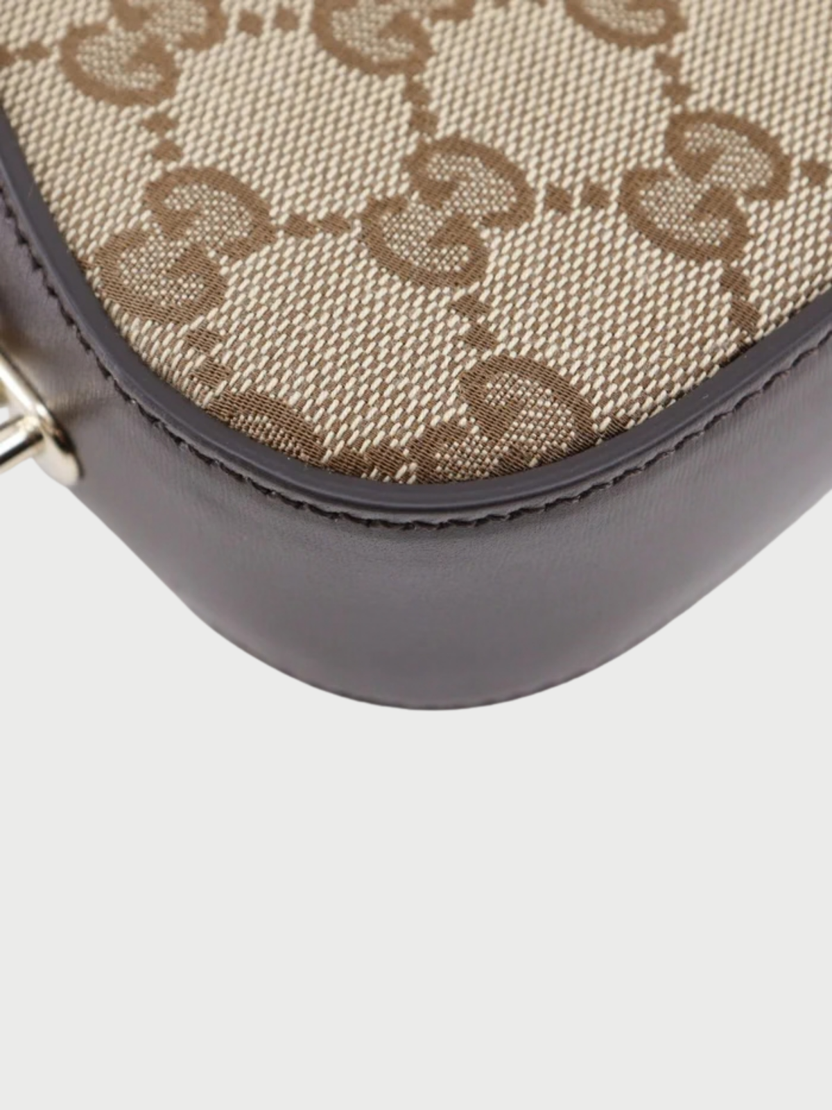 Gucci 2020s Brown GG Canvas Moonside Shoulder Bag