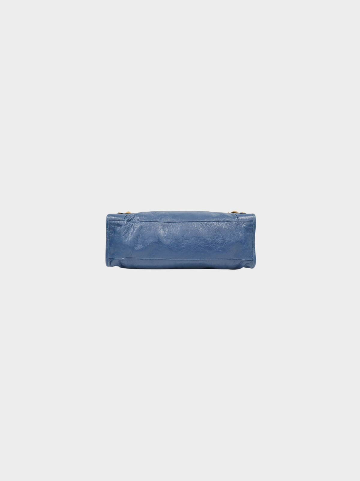 Balenciaga 2000s Blue Leather The City Bag