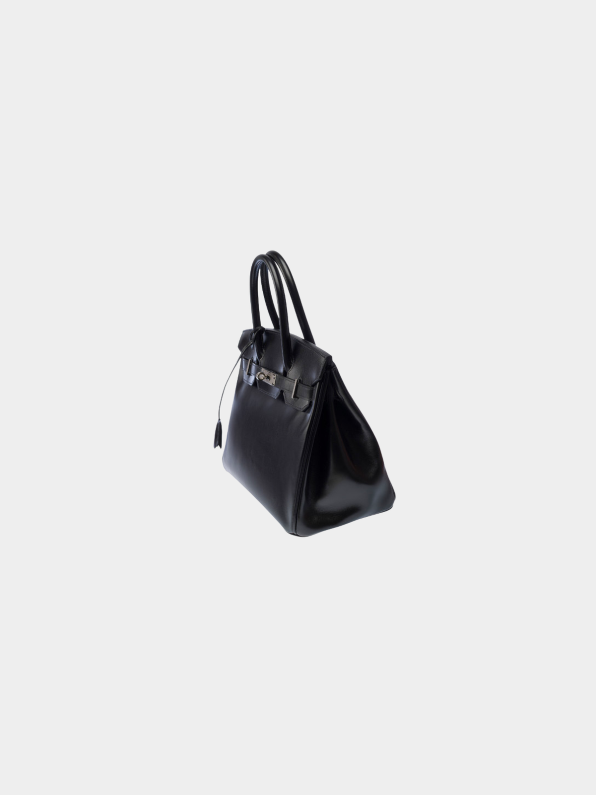 Hermès 2020s Black Box Leather Birkin 30 Bag