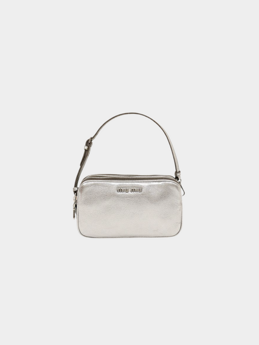 Miu Miu 2010s Silver Mini Handbag