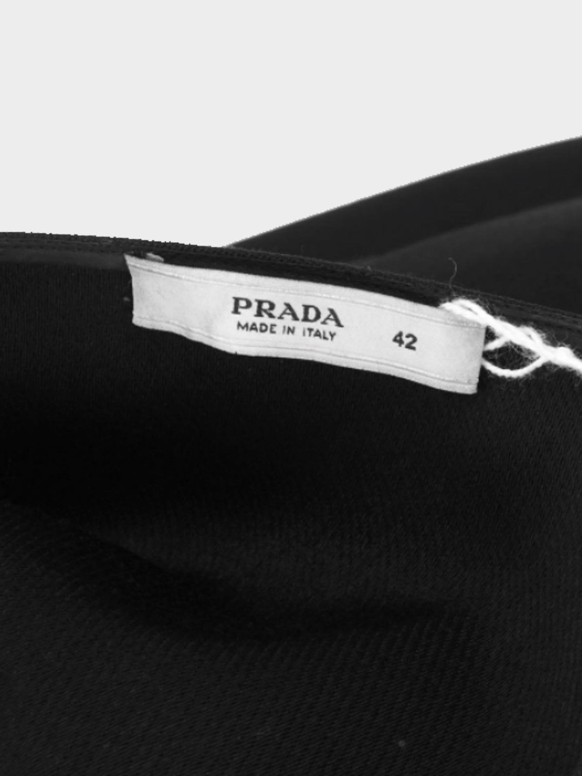 Prada 2010s Black Flared Midi Skirt