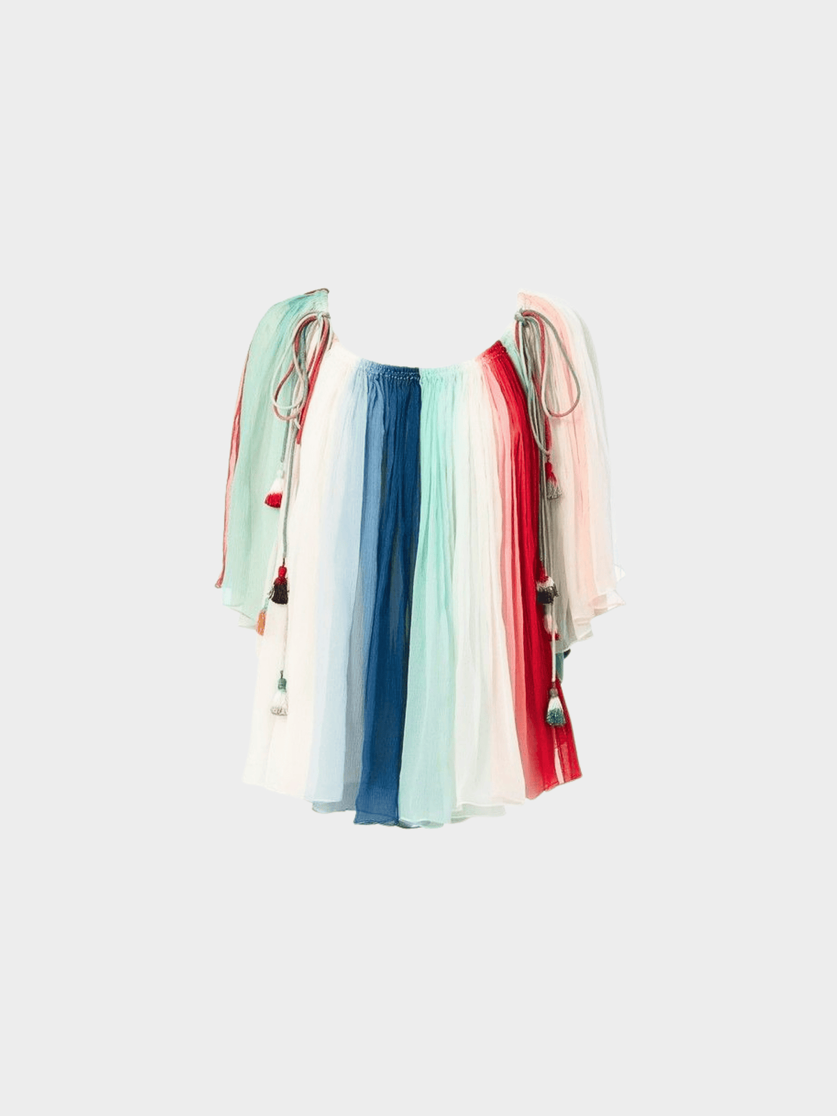 Chloe SS 2016 Runway Rainbow Top