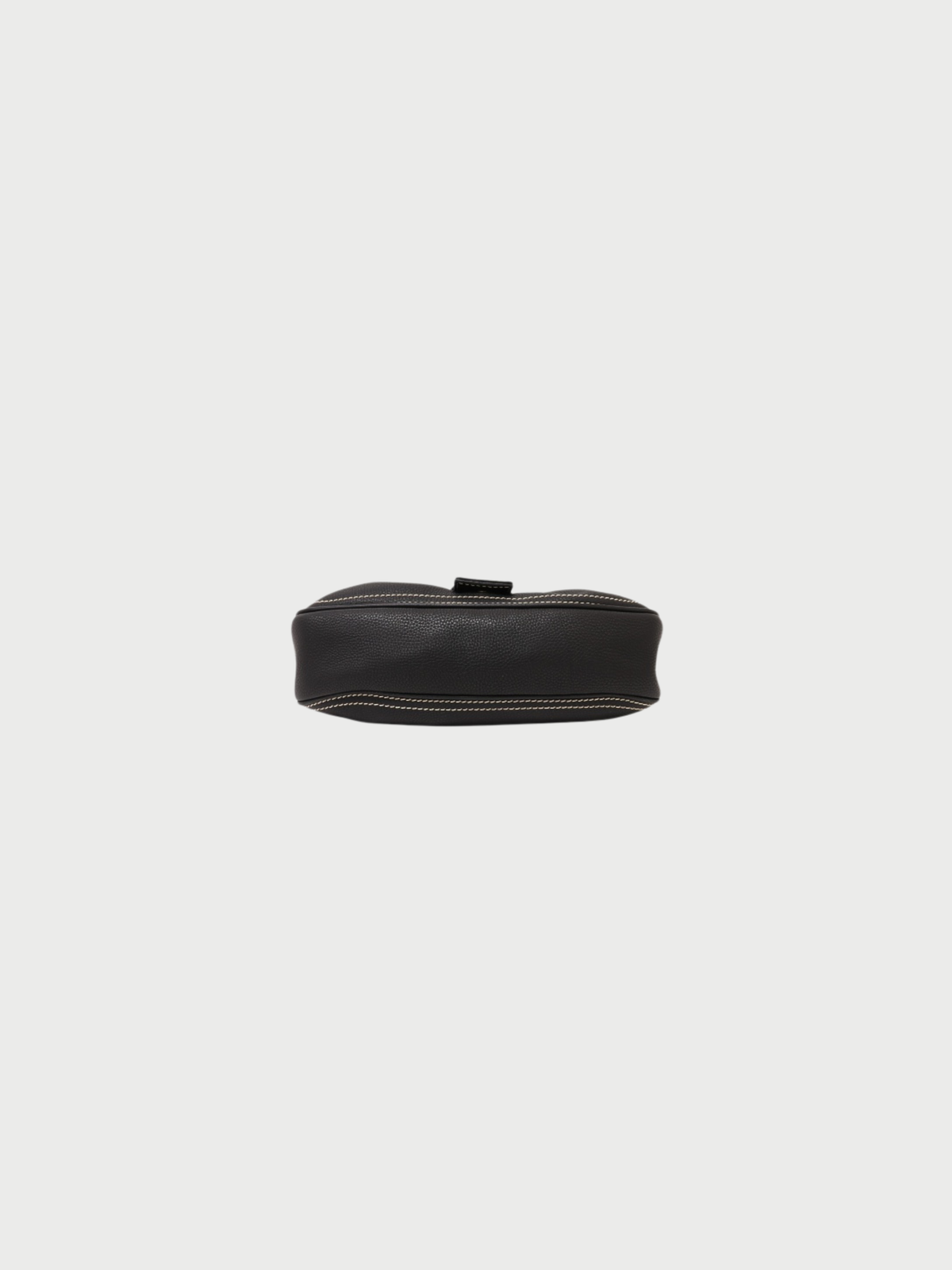 Celine 2000s Black Leather Logo Hardware One-Shoulder Bag