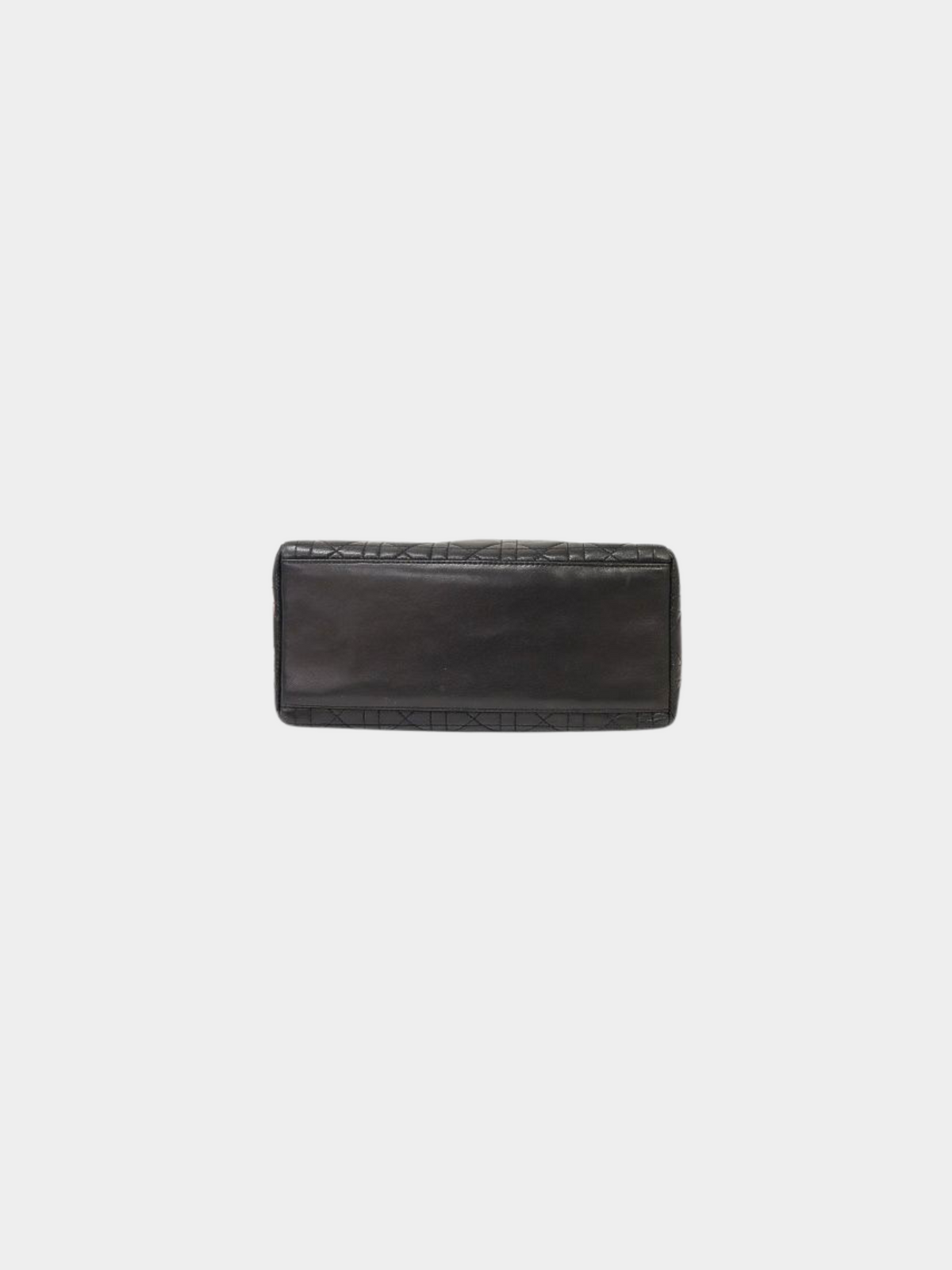 Christian Dior 2000s Black Lady Dior Leather 2-Way Bag