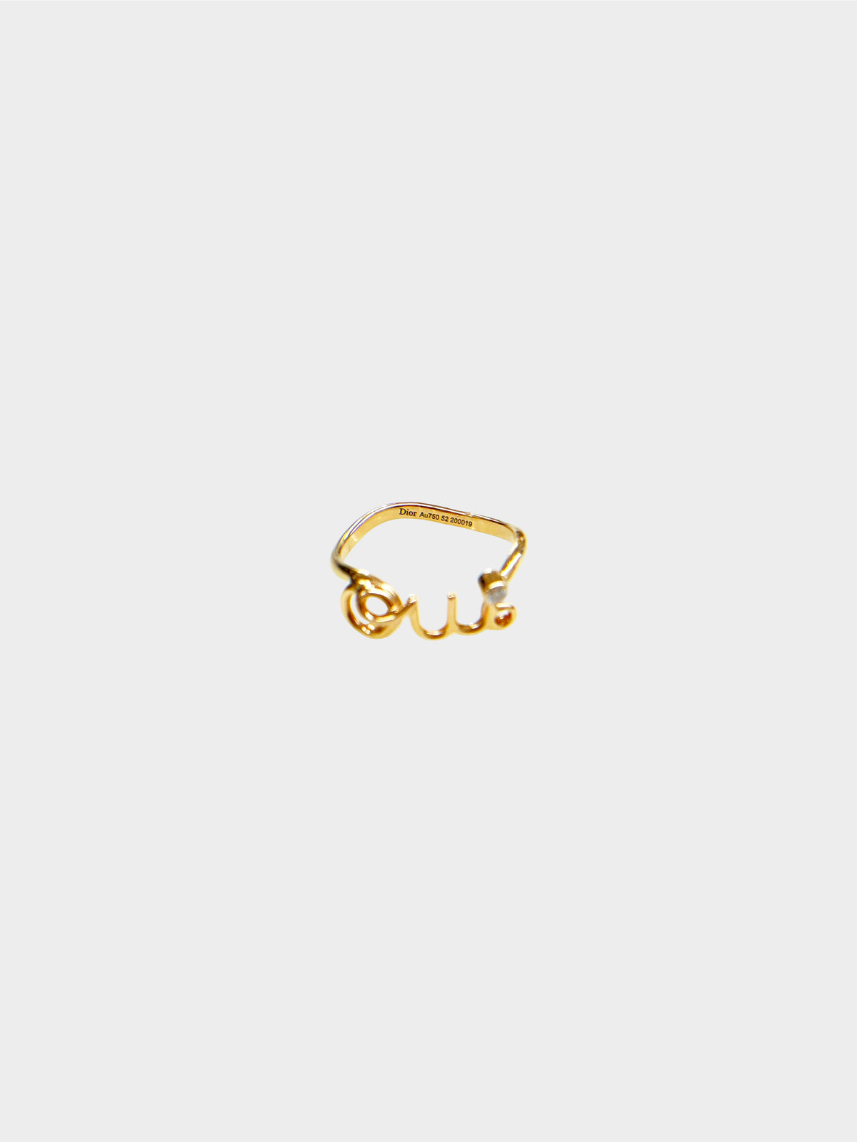 Christian Dior 2020s Gold Dioramour Ring