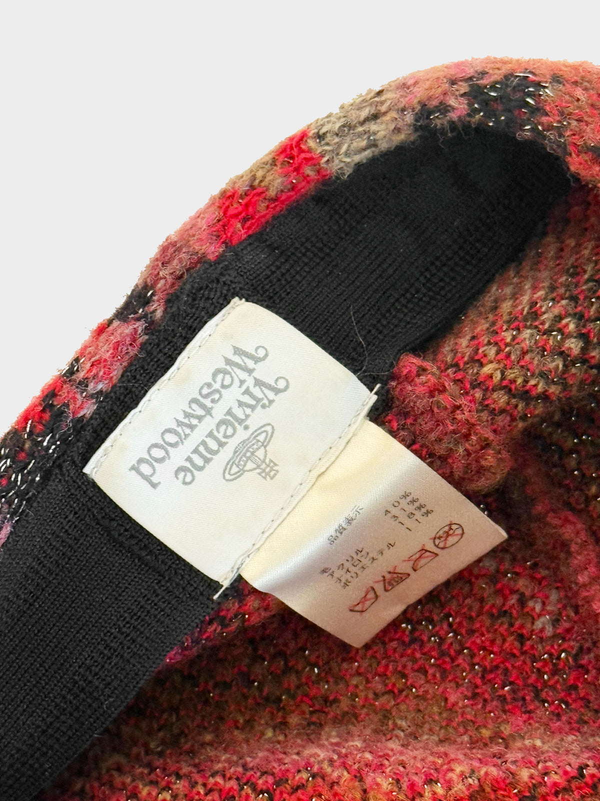 Vivienne Westwood 2000s Red Leopard Print Beret