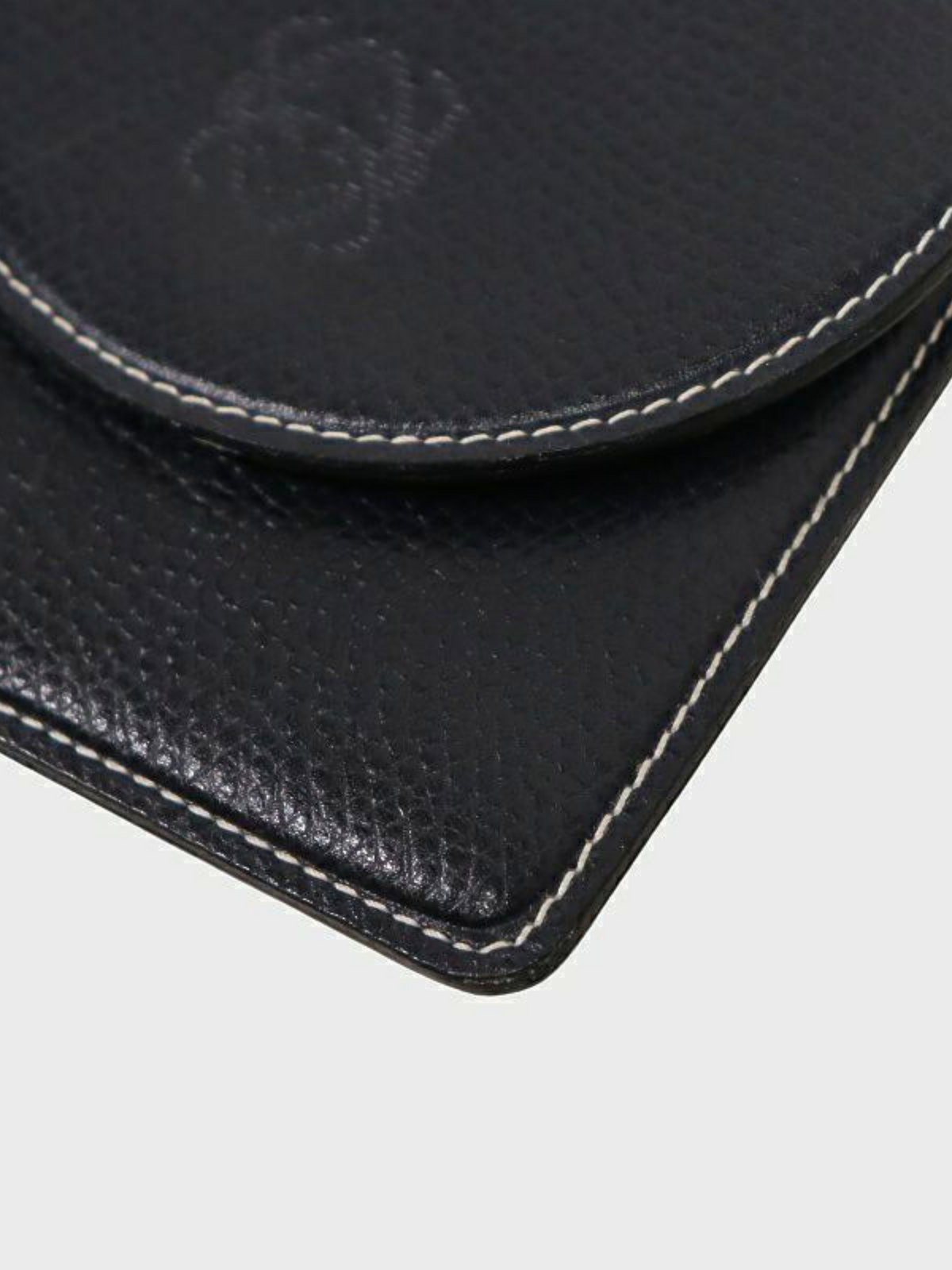 Loewe 2000s Navy Anagram Coin Case