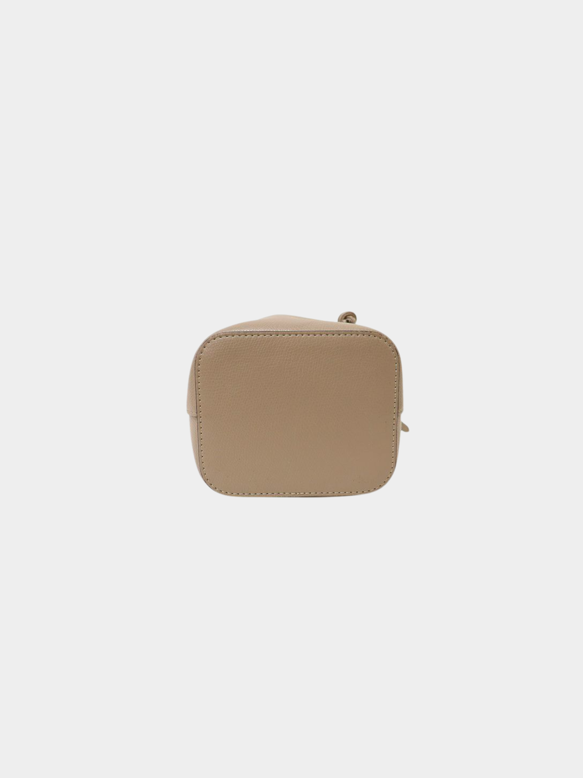 Fendi 2020s Grey Leather Mon Trésor Mini Bucket Bag