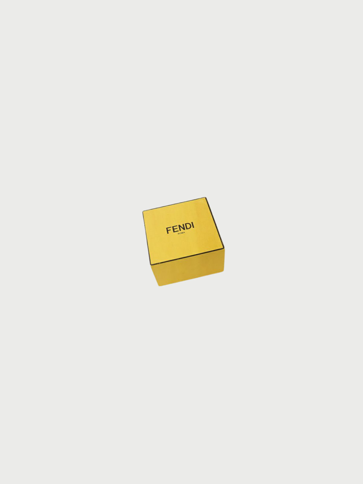 Fendi 2000s Gold Black COCO Barrette