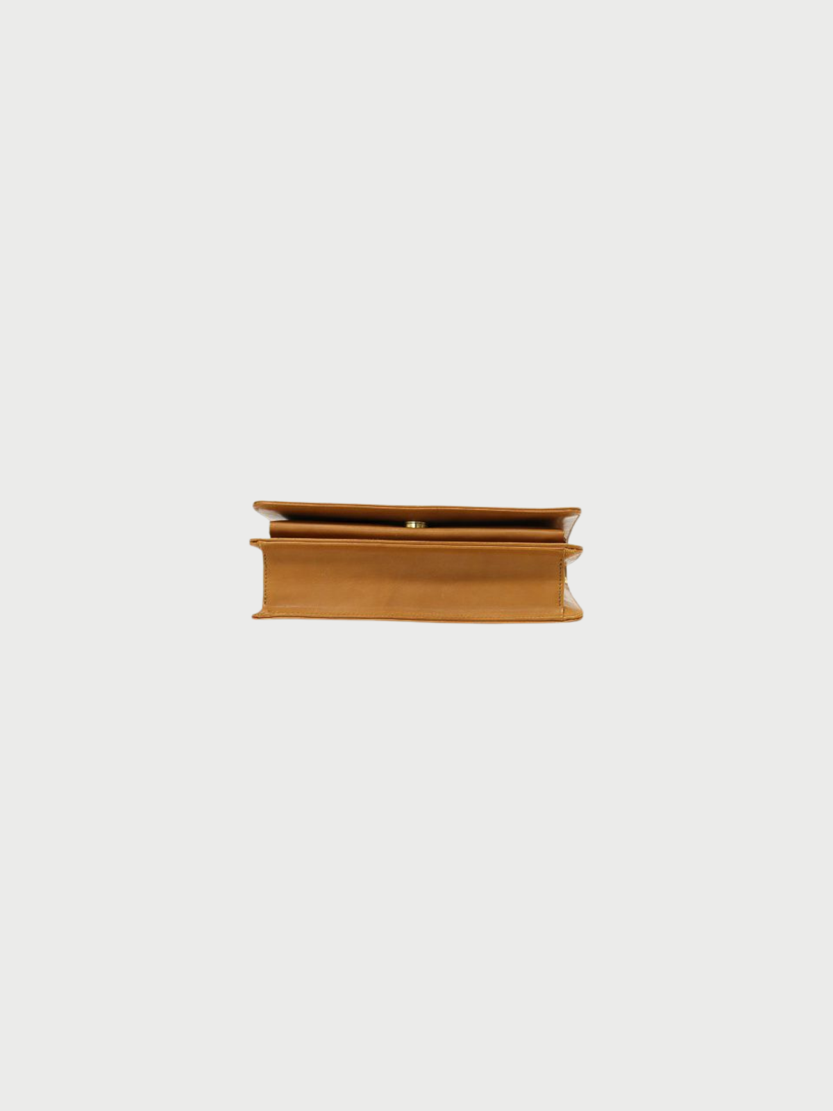 Christian Dior 2000s Camel Leather Logo Hardware Chain Shoulder Bag