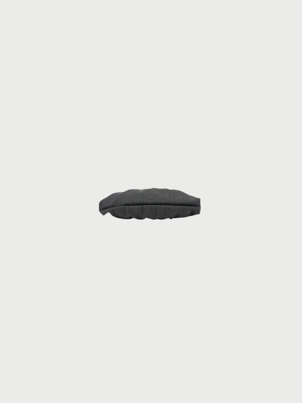 Fendi 2000s Black Zucca Canvas One-Shoulder Bag
