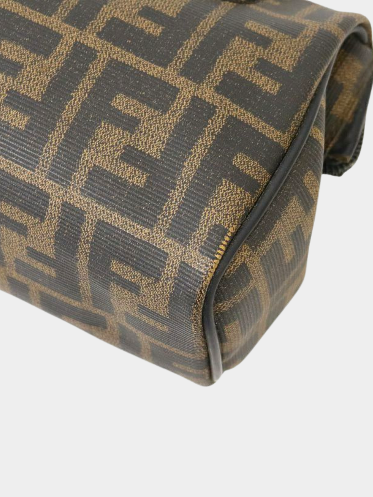 Fendi 2000s Brown Zucca Mini Handbag