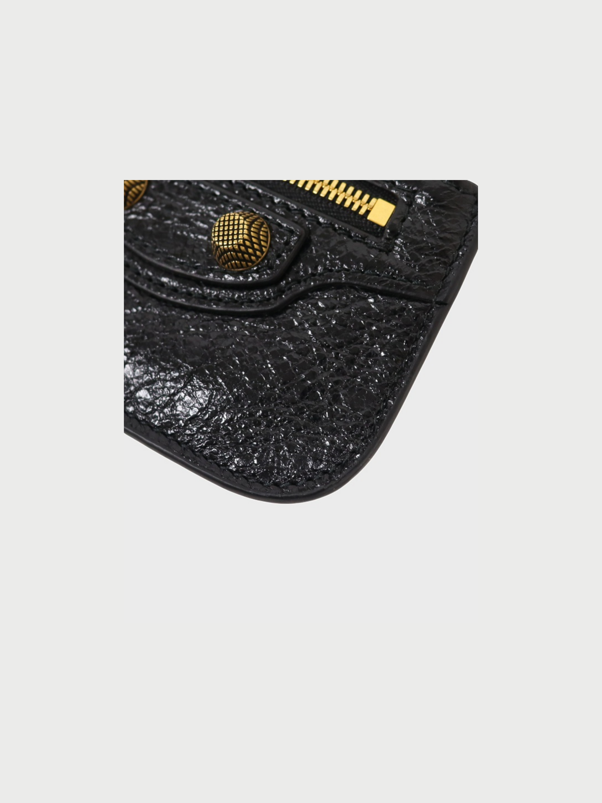 Balenciaga 2021 Black Leather Le Cagole Pouch