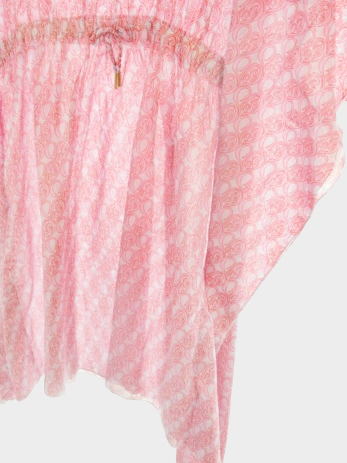 Chloé Kids 2000s Pink and White Heart Logo Pattern Print Top/Dress