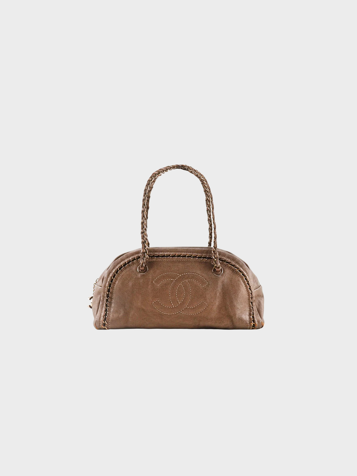 Chanel 2006 Brown Boston Chain Shoulder Bag