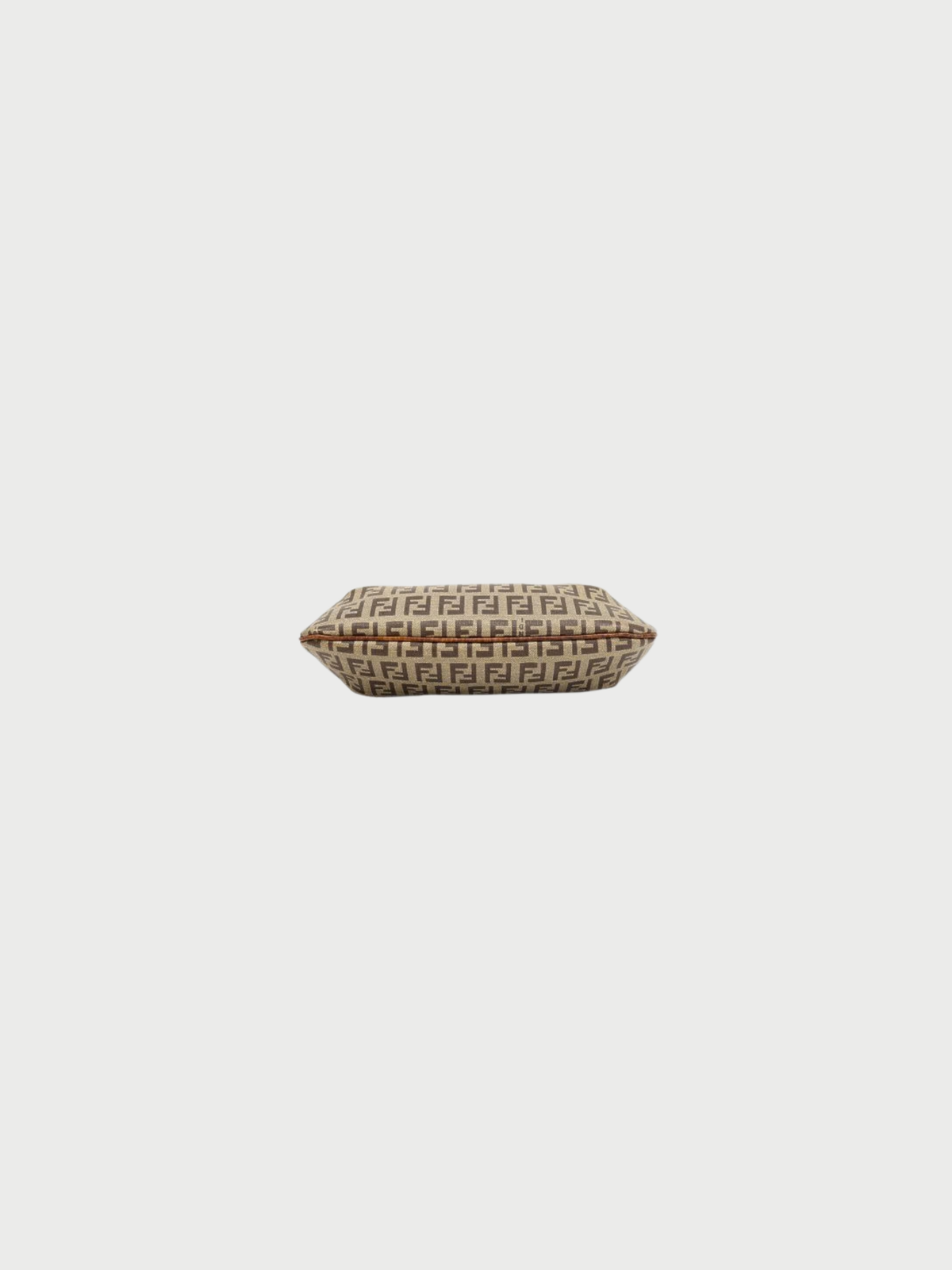 Fendi 2008 Beige Brown Zucchino Pochette