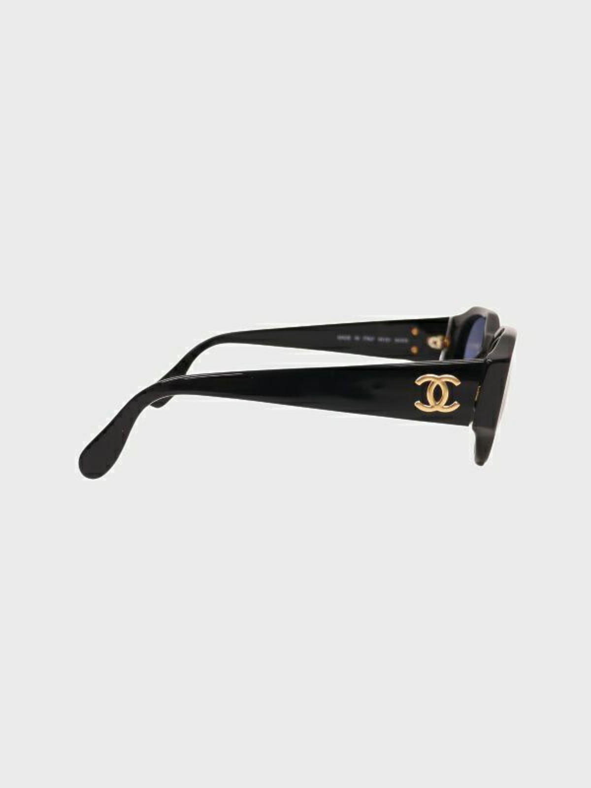 Chanel 2000s Black COCO Sunglasses