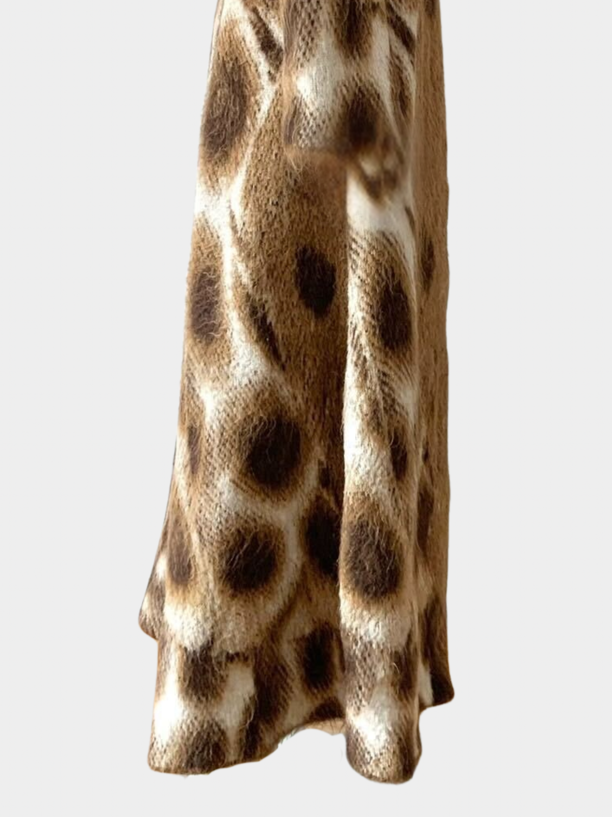 Roberto Cavalli 2000s Brown Wool Knit Coat