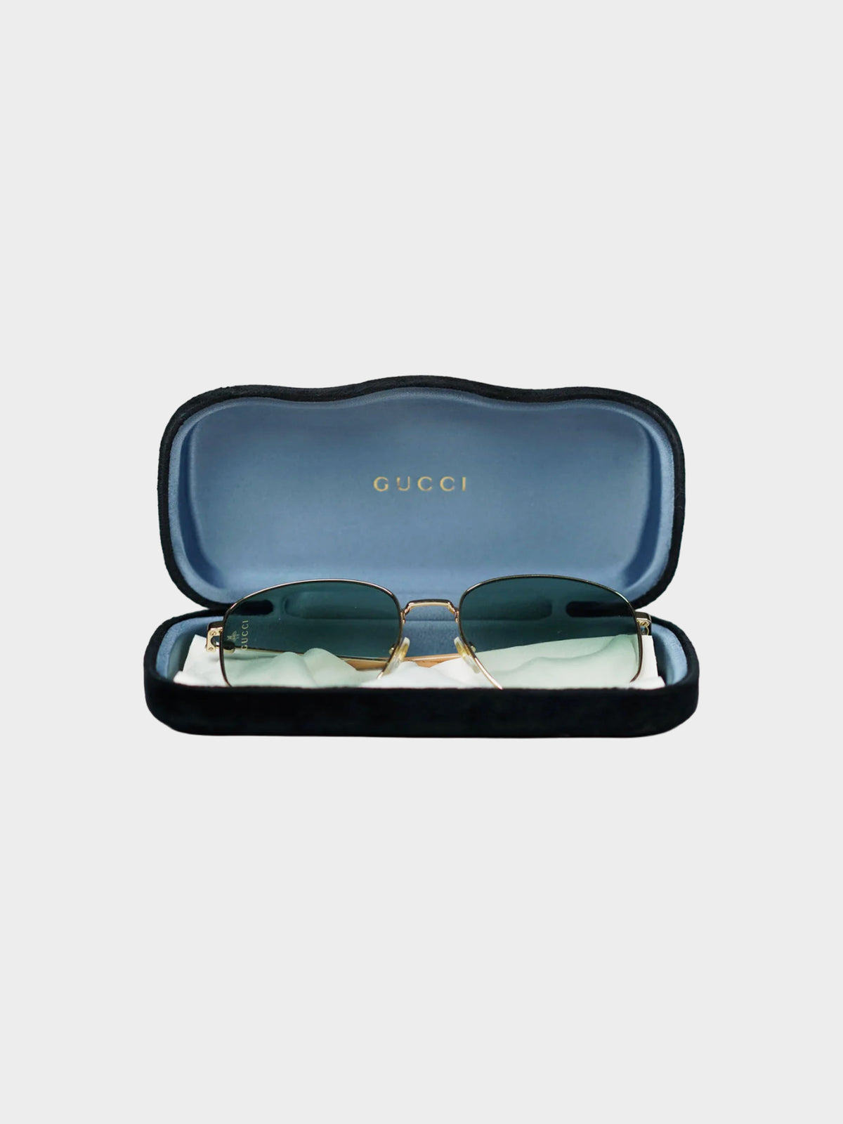Gucci 2018 Metal Frame Hexagonal Sunglasses