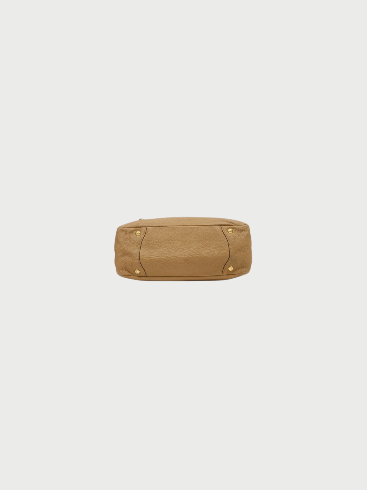 Prada 2000s Beige Vitello Daino Leather Handbag