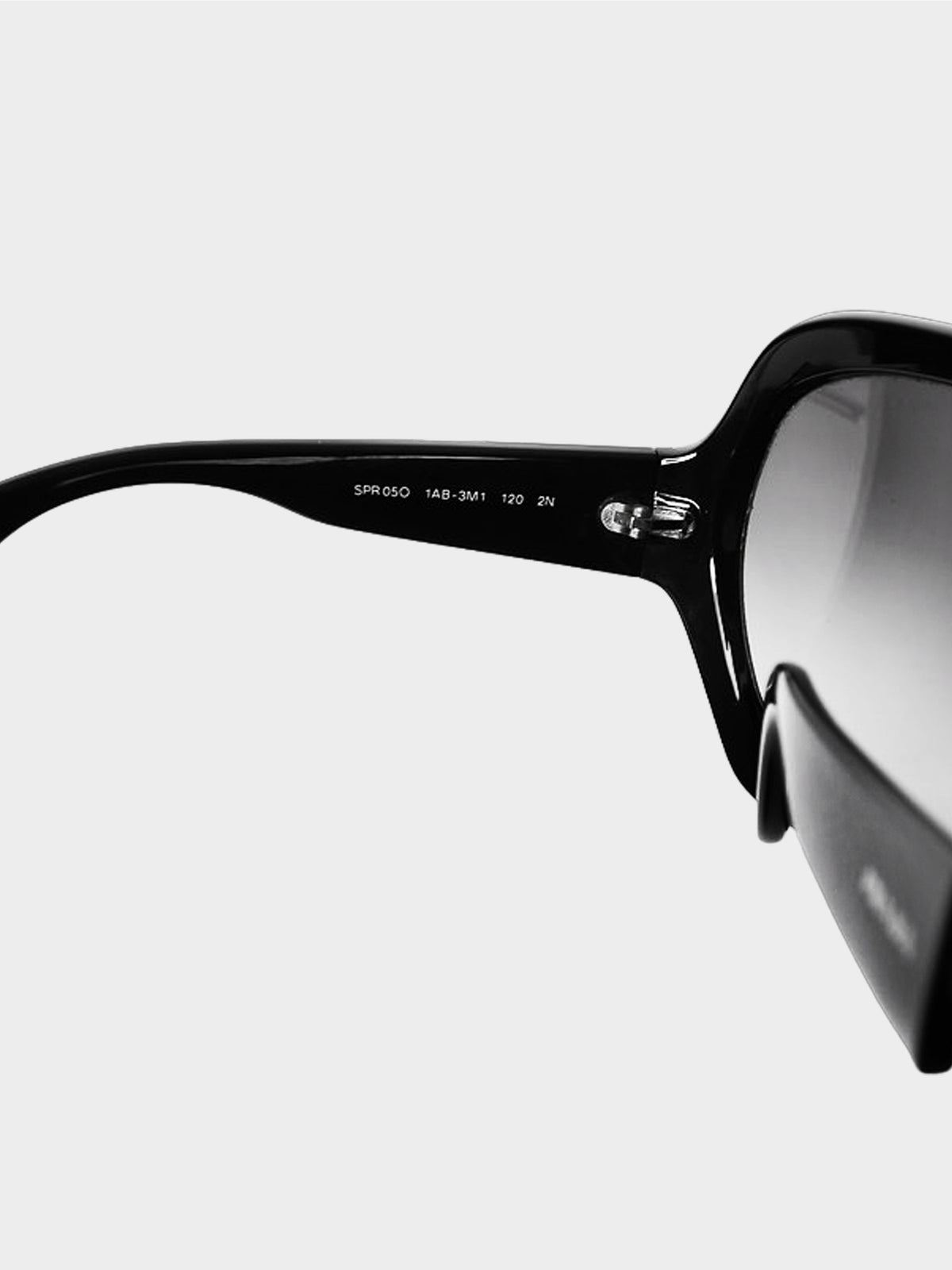 Prada FW 2011 Black Oversized Glasses