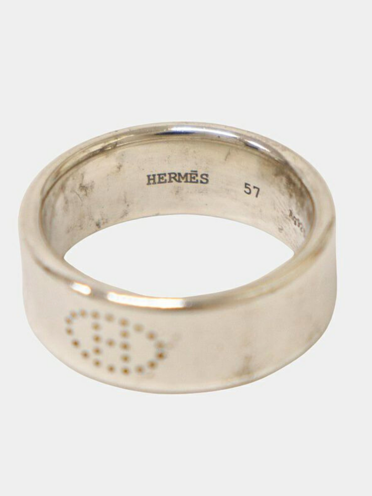 Hermès 2000s Silver Eclipse Ring