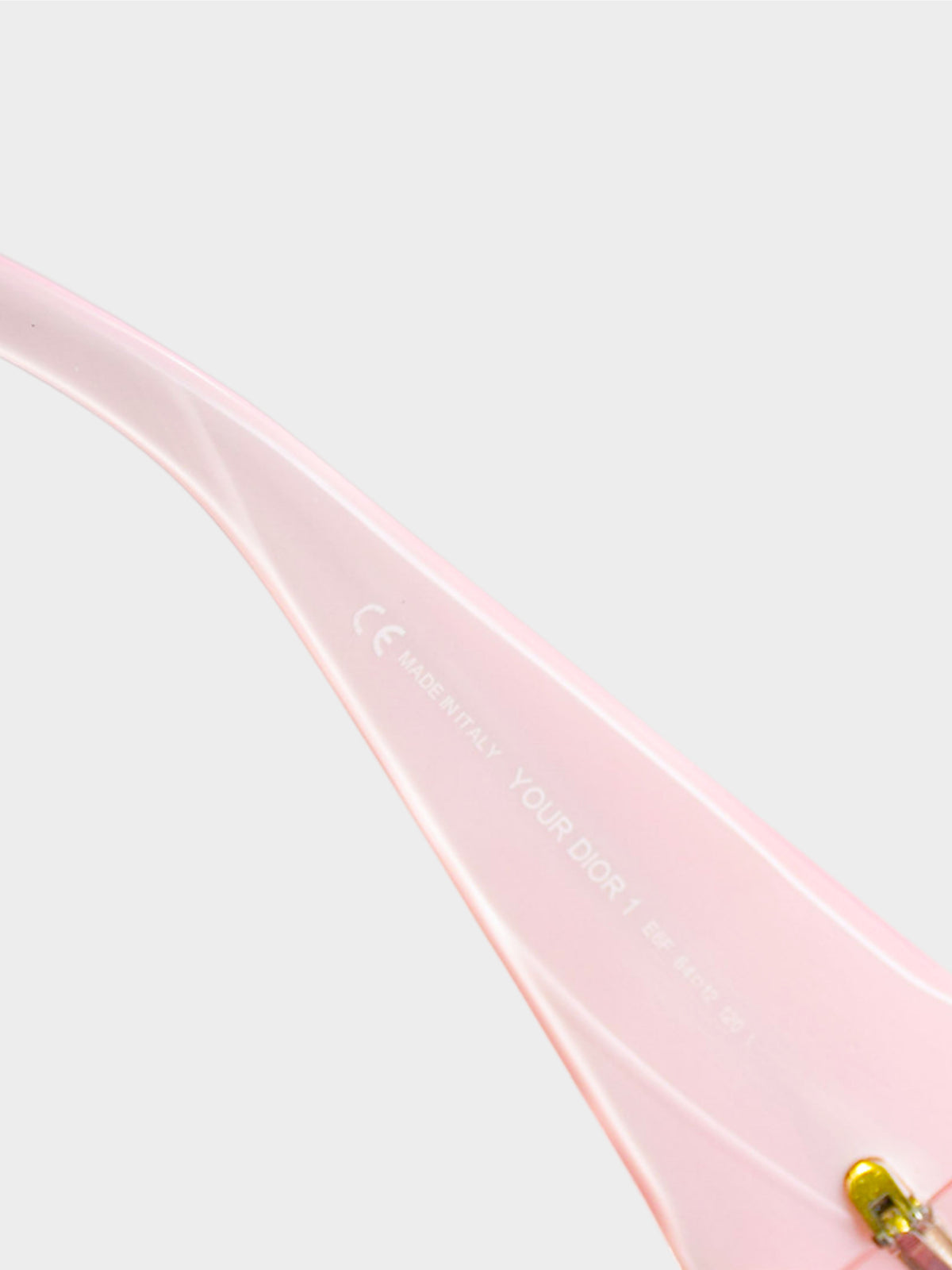 Christian Dior 2000s Powder Pink Your Dior 1 Sunglasses