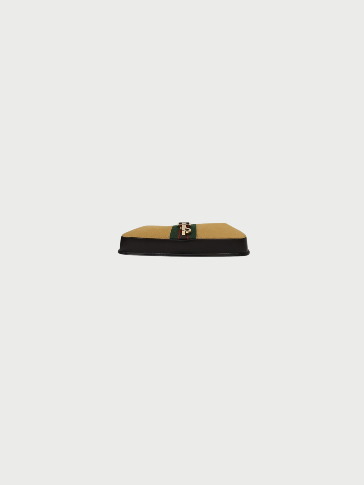 Gucci 2000s Beige Canvas Sherry Line Shoulder Bag