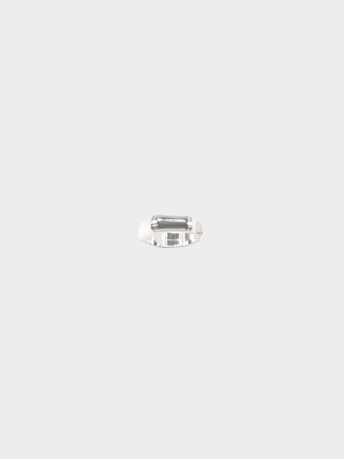 Gucci 2000s Silver Bamboo Ring