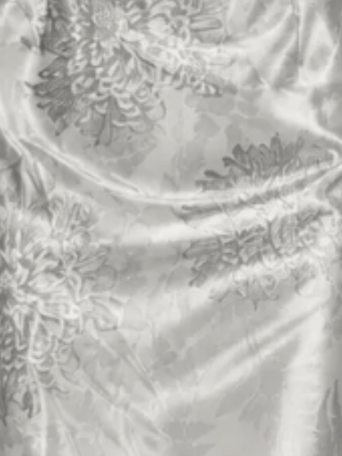 Chloe by Stella McCartney FW 2001 Iridescent Floral Printed Metallic Dress