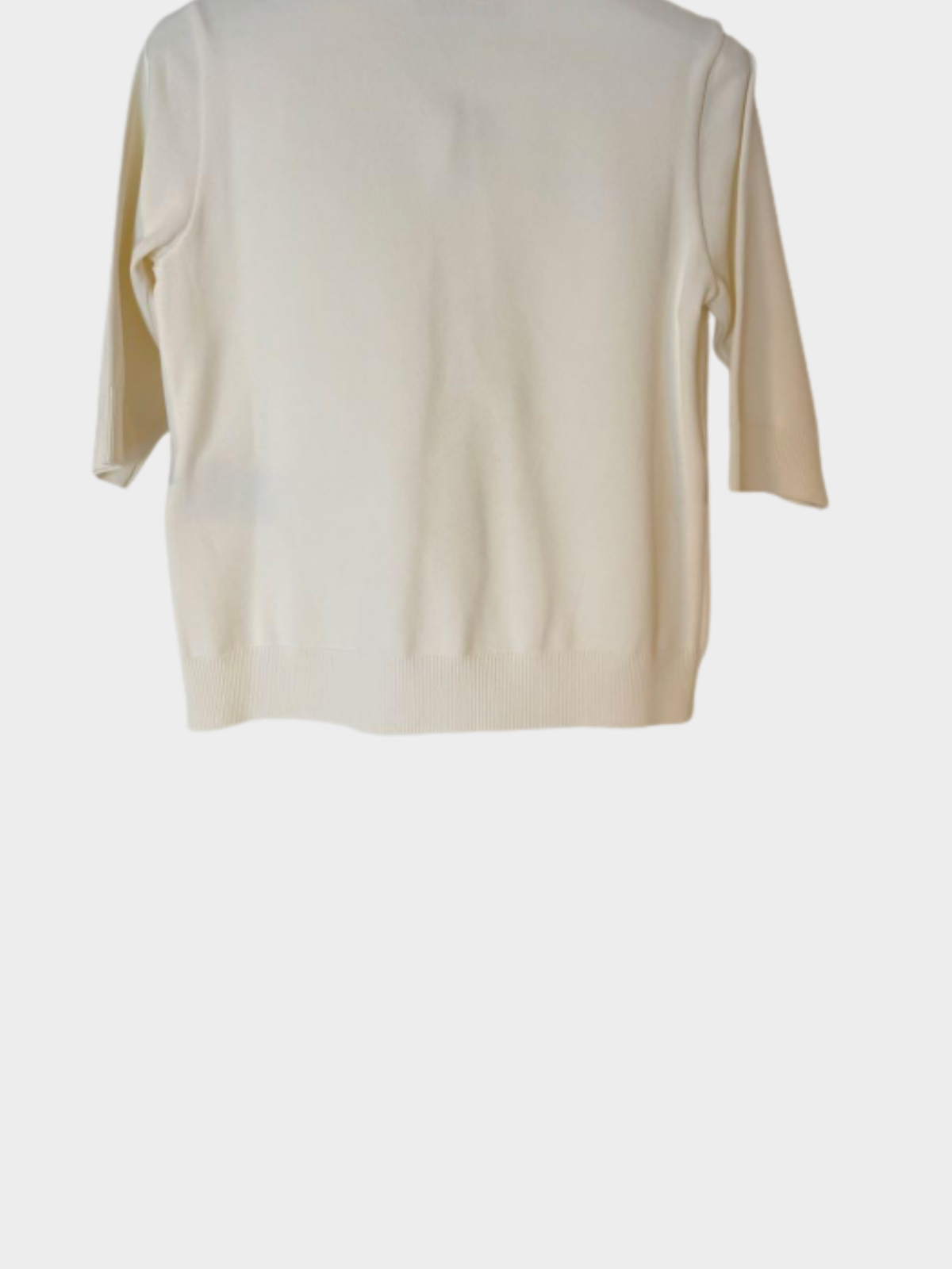 Valentino 2023 White Tie-front cropped cardigan