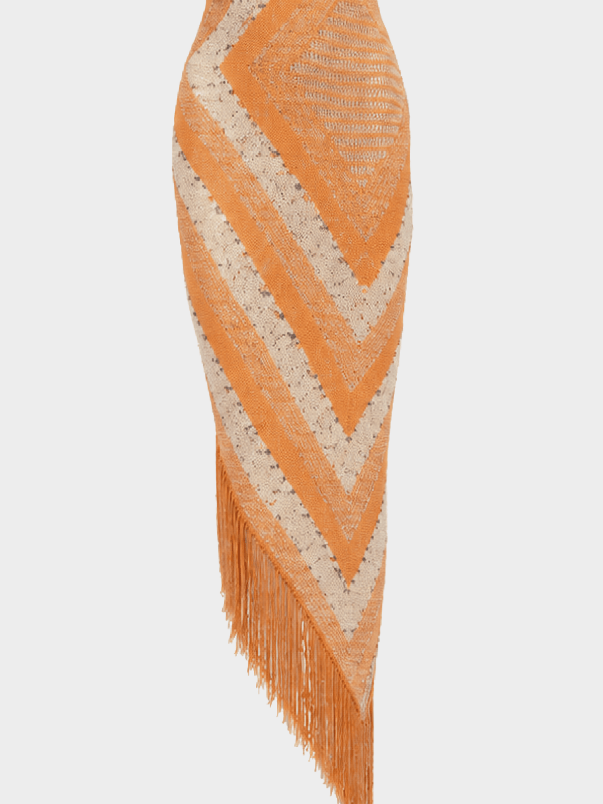 Missoni 2000s Orange Tassel Summer Dress
