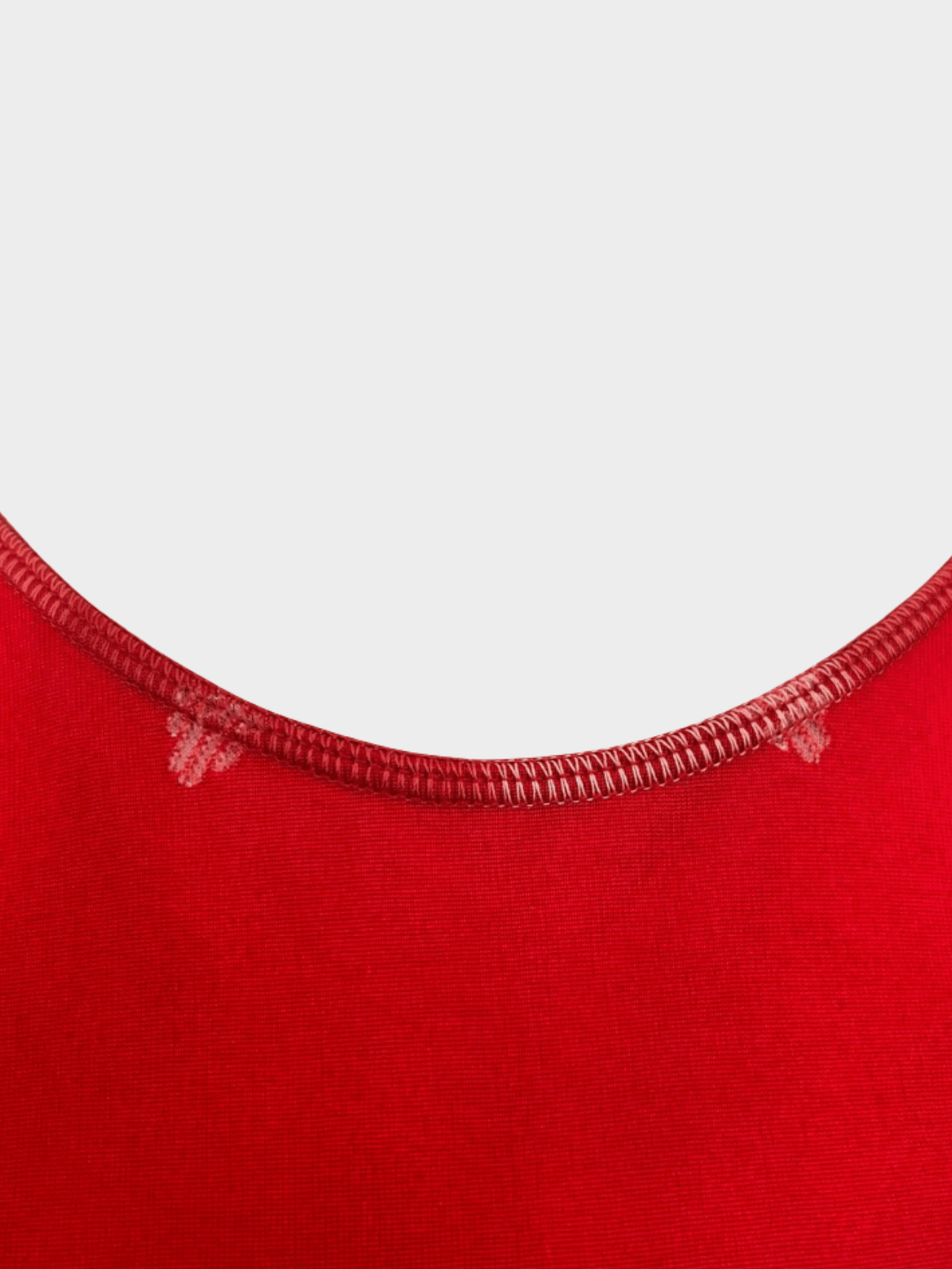 Jean Paul Gaultier SS 2001 Red Art Nouveau Sheer Cutout Tank Dress