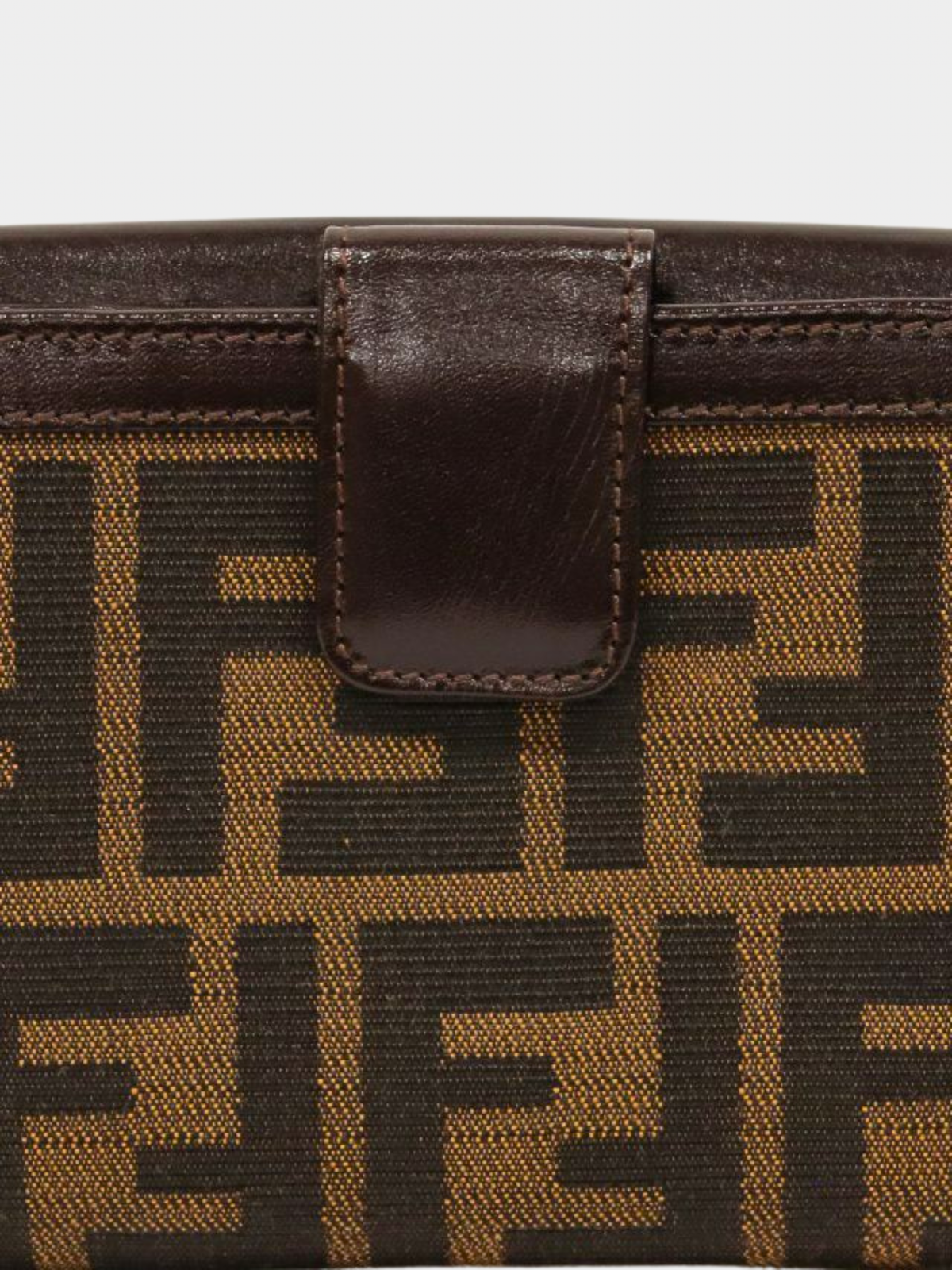 Fendi 2000s Brown Zucca Canvas Wallet