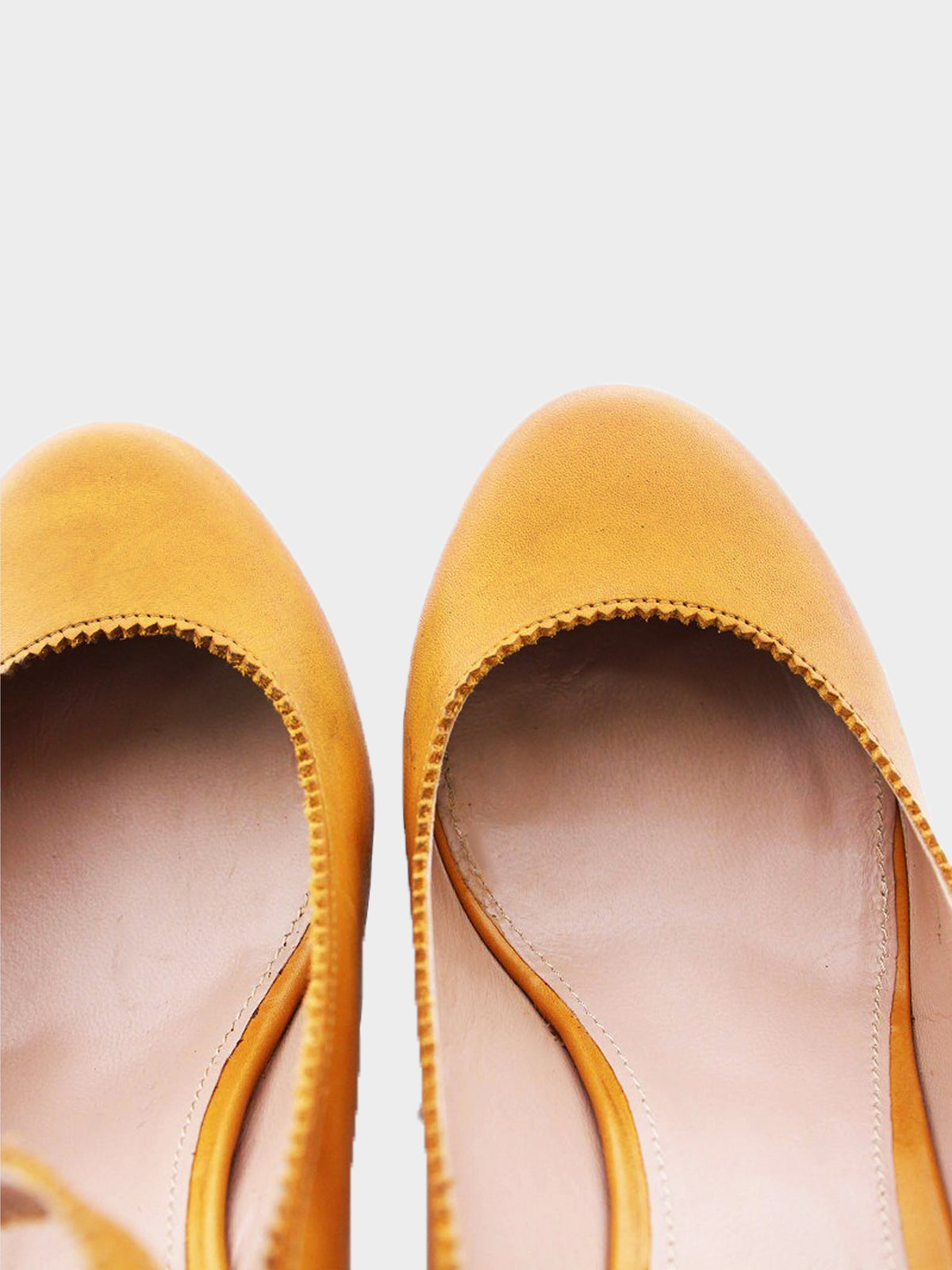 Chloe 2000s Brown Leather Platform Heels