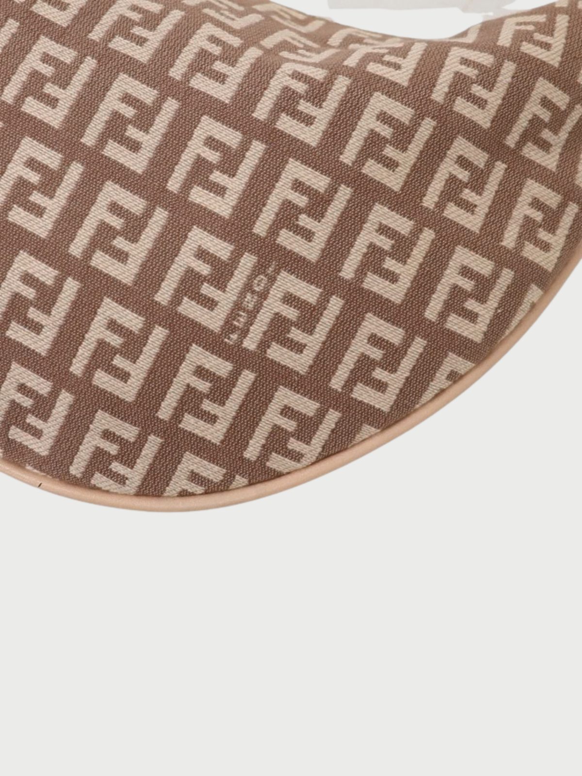Fendi 2000s Pink Zucca Canvas One-Shoulder Bag