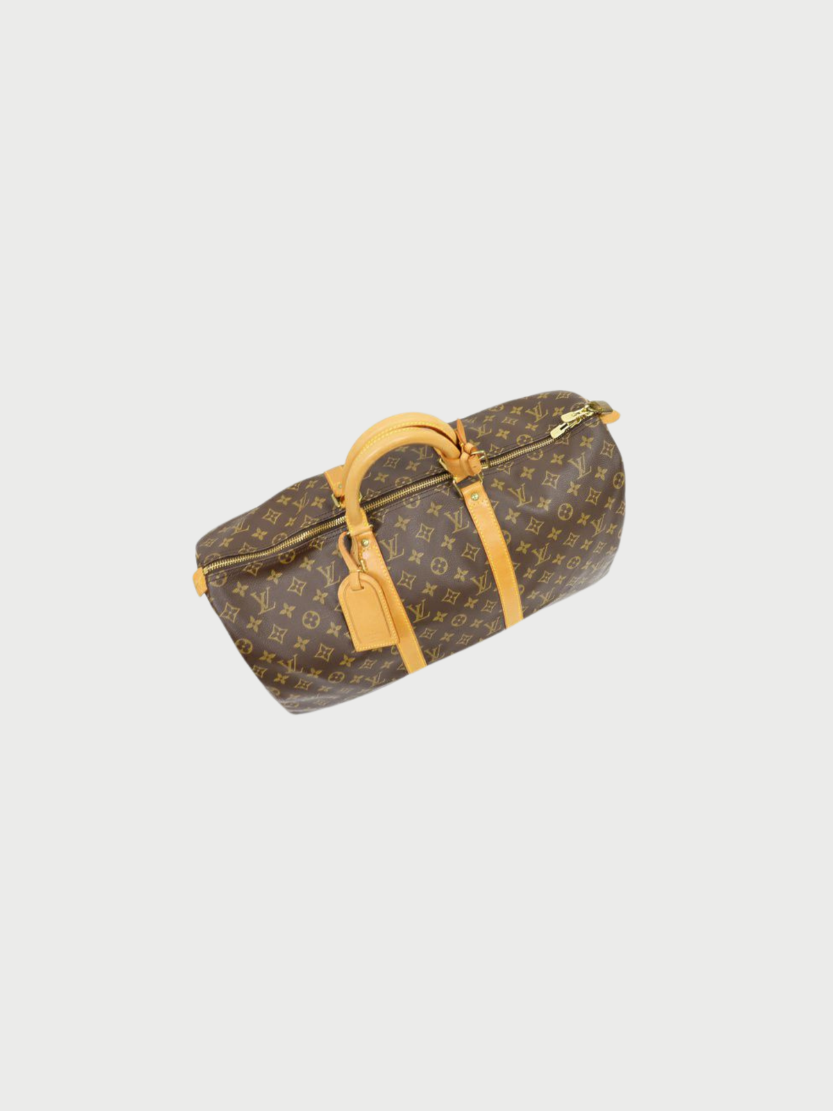 Louis Vuitton 1990s Brown Monogram Keepall 50 Bag